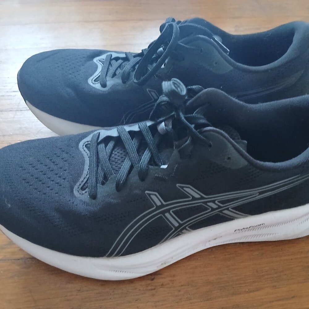 Asics Black and White Running Shoes - Women's Size 11